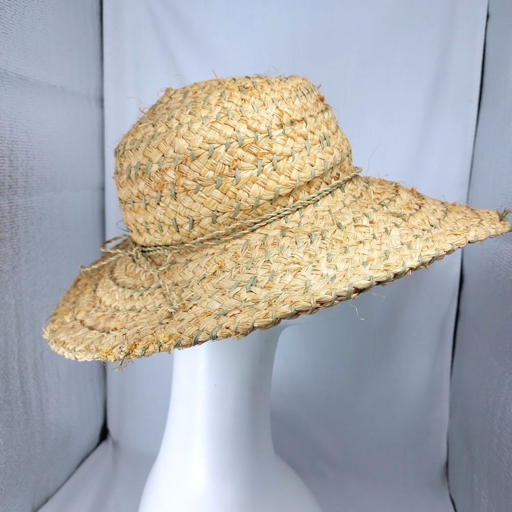 Panama Jack Large 16" Brim Straw Hat OSFM Beach Vacation Summer - Picture 5 of 8